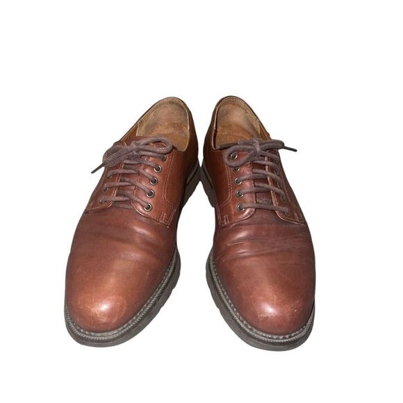 ✨Rockport Waterproof Brown Leather Oxfords Sz 9✨ - Picture 2 of 7